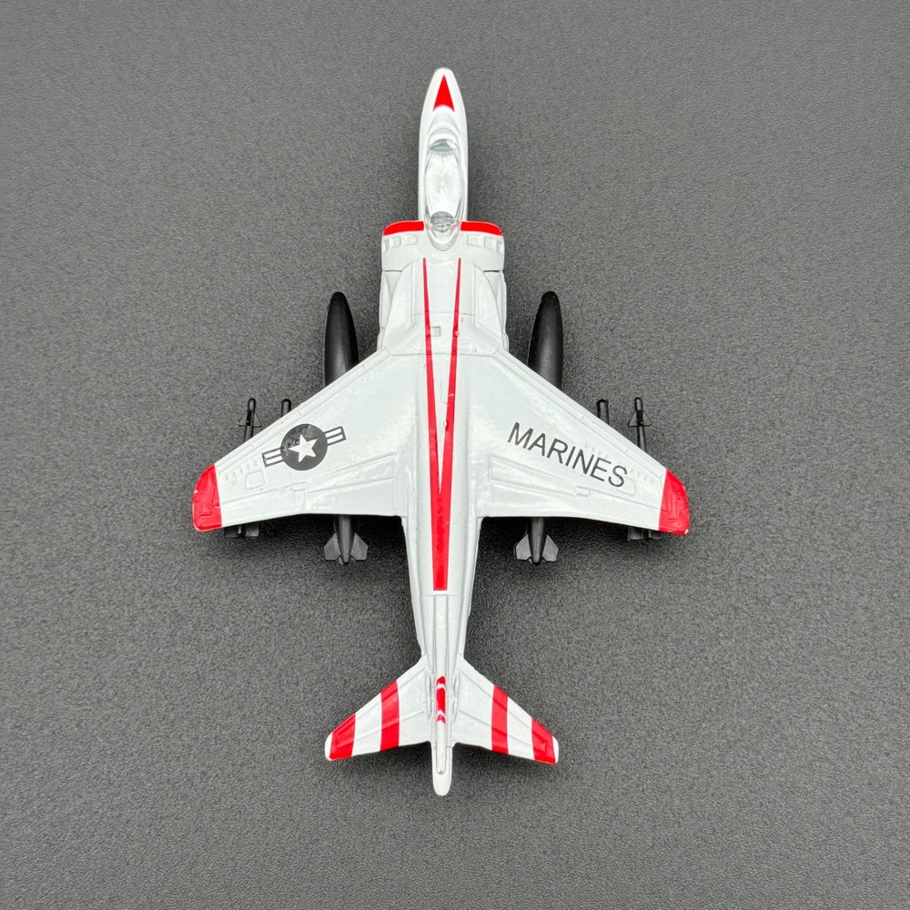 Marines AV-8B‎ Harrier II Ground Attack Jet Diecast Metal Vintage Toy